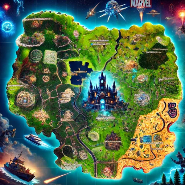 Fortnite Chapter 5 Season 4: Uudet Sijainnit Kartalla